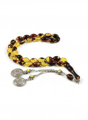 Amber Bakelite Prayer Beads