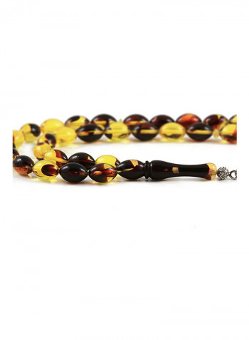 Amber Bakelite Prayer Beads