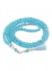Blue Jade Mala