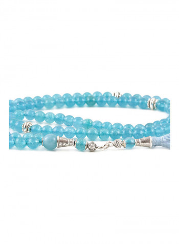 Blue Jade Mala