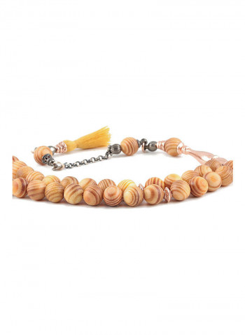 Spruce Tree Prayer Beads With Sterling Silver Components
