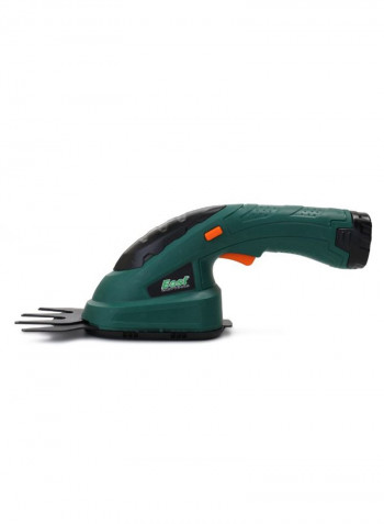 2-In-1 Multi-Functional Electric Hedge Trimmer Dark Green/Black