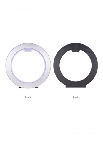 LED Magnetic Levitation Floating Globe أزرق/فضي/أسود