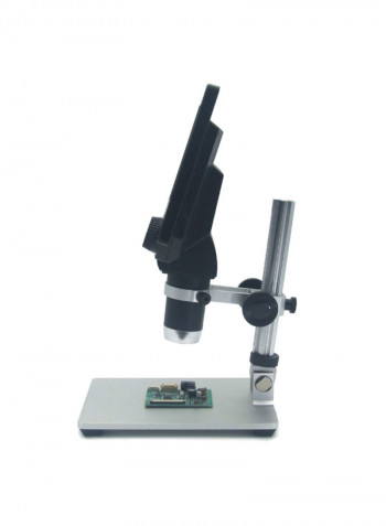 Digital Microscope Amplification Magnifier With Aluminum Alloy Stand 7inch Black/White