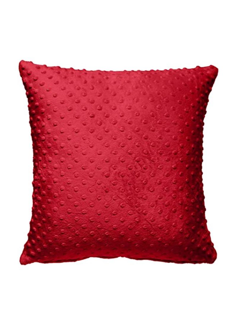 Pack Of 2 Crib Through Pillow Cover Red 18x18inch