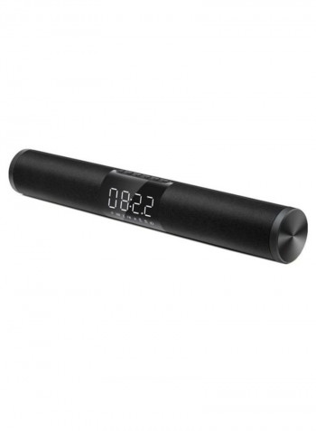 Bluetooth Speaker With Alarm Clock Display M046 Black