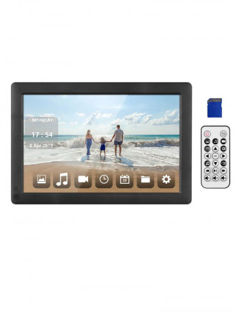 Electronic Lcd Digital Photo Frame Album Kit 10.1inch Black