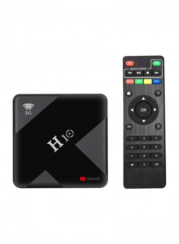H10 Android Smart TV Box With Remote Control H10 Black
