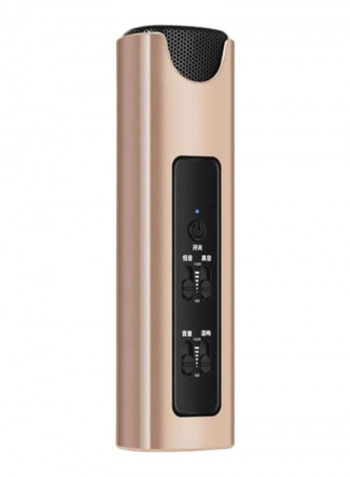 Fast Hand Live Singing Microphone Gold/Black