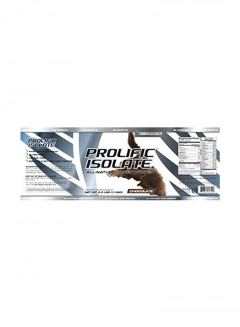 Prolific Isolate All-Natural Whey Protein Dietary Supplement
