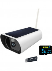 Solar-Powered Wi-Fi Surveillance Camera With 8GB TF Card And 3.0 Card Reader white reviews Solar-Powered Wi-Fi Surveillance Camera With 8GB TF Card And 3.0 Card Reader white