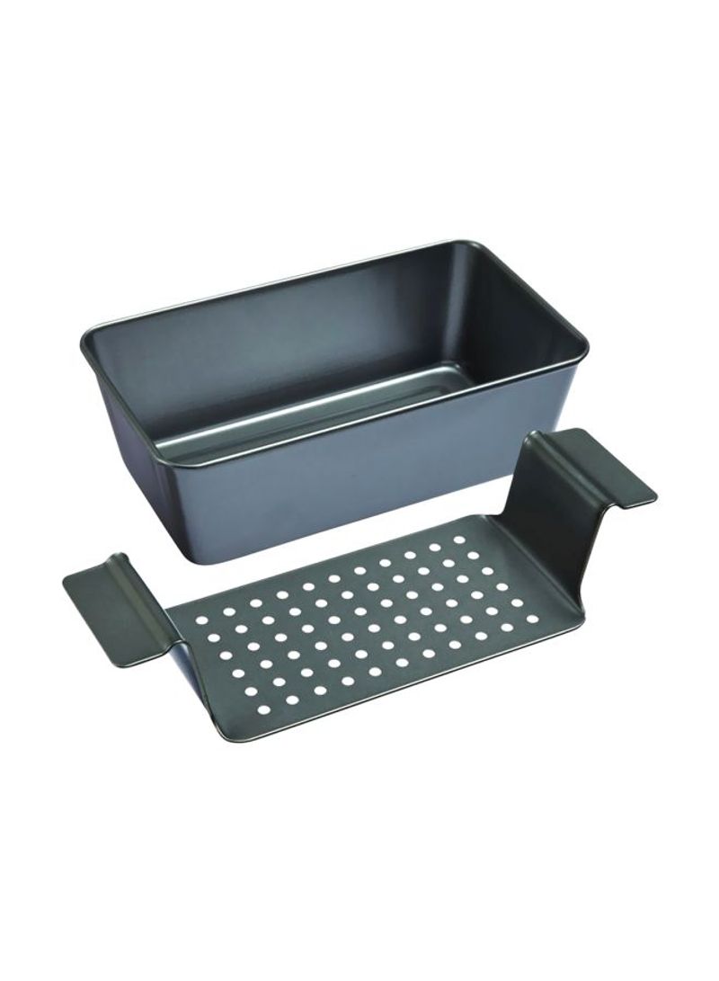 Meatloaf Pan Set Silver 12.1x3.1x5.7inch