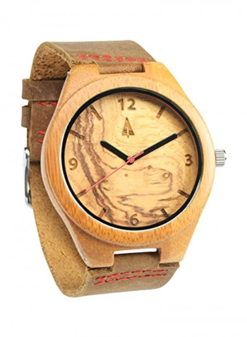 Men's Wooden Analog Watch Hut-11-0092