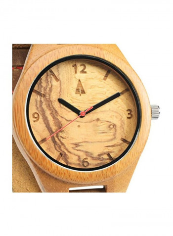Men's Wooden Analog Watch Hut-11-0092