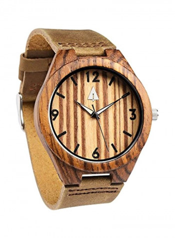 Men's Wooden Analog Watch Hut044
