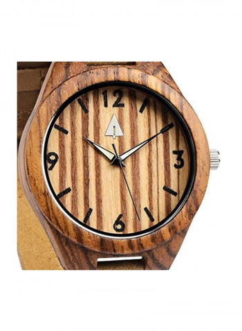Men's Wooden Analog Watch Hut044