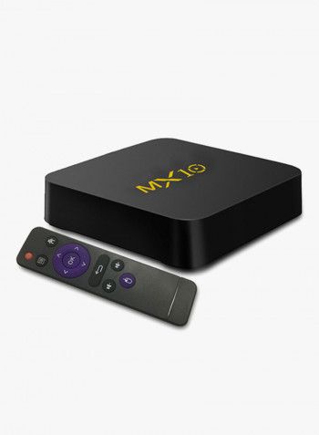 MX10 Android 7.1.2 Quad-Core TV Box MX10 Black