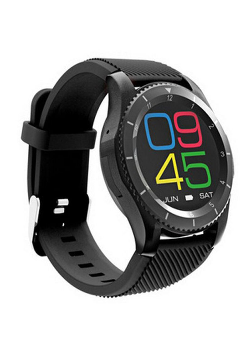 G8 Blood Pressure Heart Rate Detection Smartwatch Black
