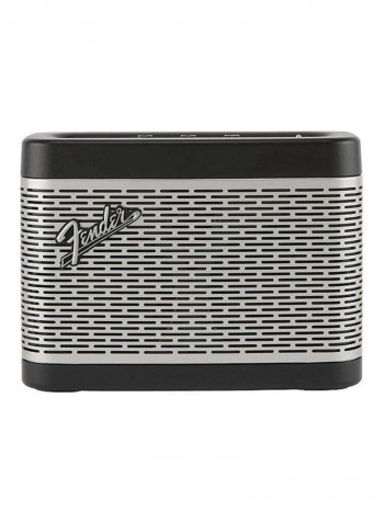 Newport Portable Bluetooth Speaker 30x12x7centimeter Black/Silver
