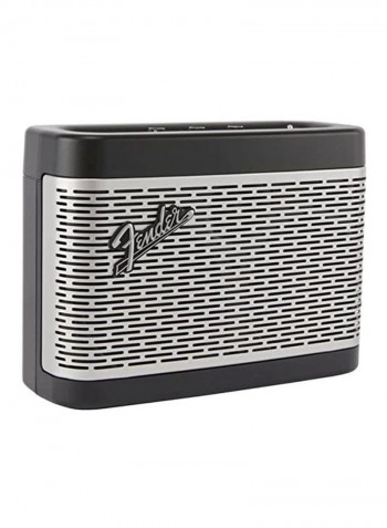 Newport Portable Bluetooth Speaker 30x12x7centimeter Black/Silver