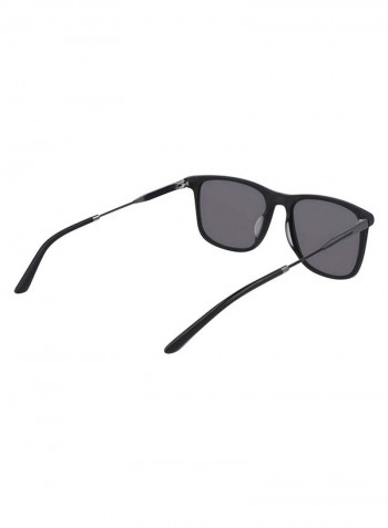 Men's Full Rimmed Modified Rectangular Frame Sunglasses - Lens Size: 55 mm