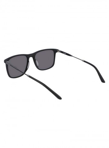 Men's Full Rimmed Modified Rectangular Frame Sunglasses - Lens Size: 55 mm
