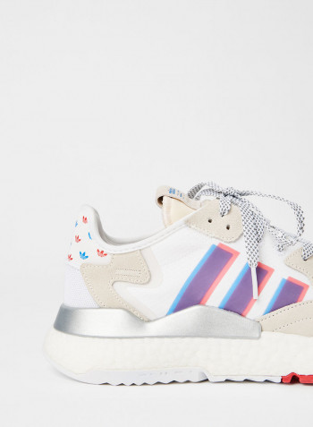 Nite Jogger Sneakers White/Blue/Scarlet