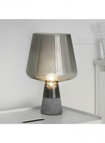 Creative Simple Glass Table Lamp Smoke Grey 31 x 31 x 56centimeter