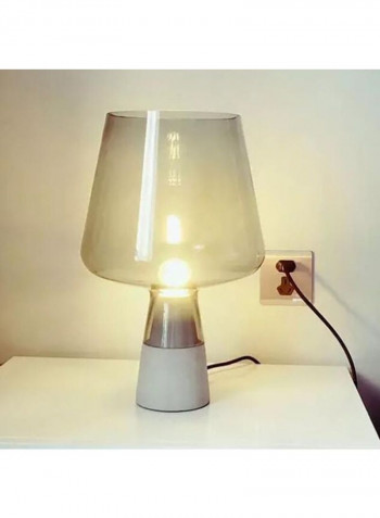 Creative Simple Glass Table Lamp Smoke Grey 31 x 31 x 56centimeter