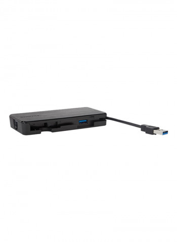 محول شاشة متعدد الاستخدامات بمنفذ Usb، لون أسود