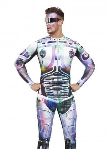 Cyber Space Alien Costume L