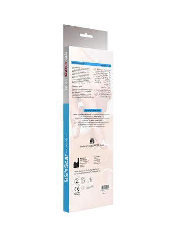 Pack Of 4 Scar Silicone Patch 4 x 15 cm
