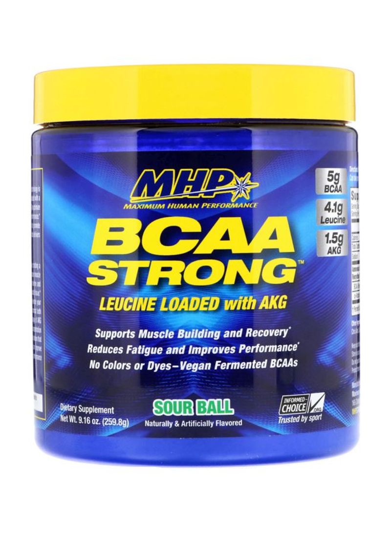 BCAA Strong Leucine Loaded With AKG Sour Ball Dietary Supplement