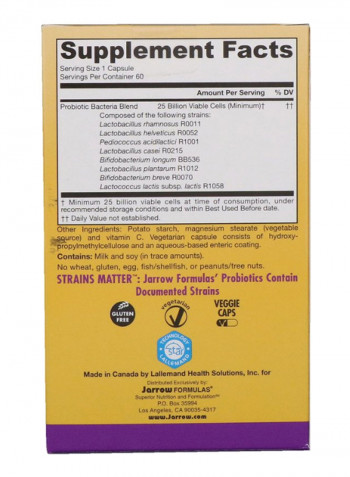 Jarro-Dophilus EPS - 60 Capsules