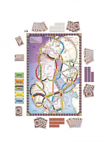 Ticket to Ride Nordic Countries Board Game Set DO7208