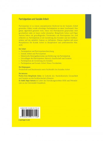 Partizipation Und Soziale Arbeit Paperback