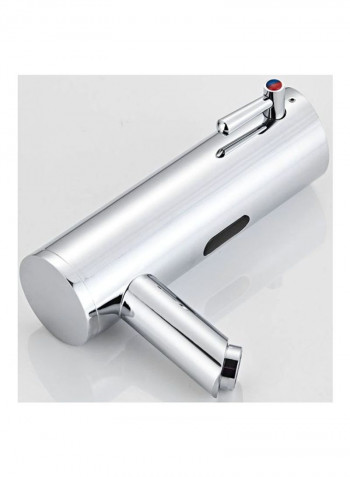 Touchless Basin Faucet Silver 29.7x21.6x14.5centimeter