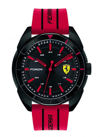 Men's Water Resistant Silicone Analog Watch 830544