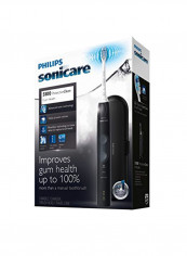 Rechargeable Electric Toothbrush Black 2.6x6.8x9.3inch