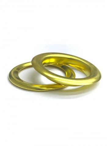 72-Piece Metal Eyelets Gold