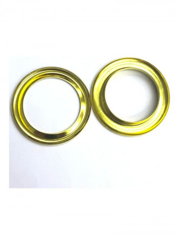 72-Piece Metal Eyelets Gold