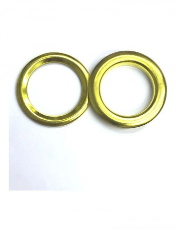 72-Piece Metal Eyelets Gold