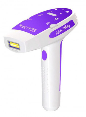 Plug-In Face And Body Permanent Hair Removal Tool purple/White
