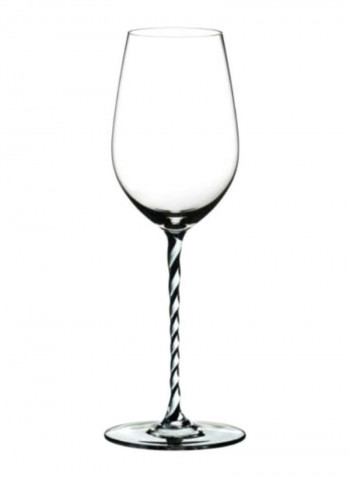Fatto A Mano Riesling Wine Glass Clear/White/Black 250millimeter