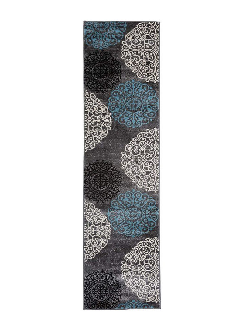 Floral Indoor Soft Runner Rug Multicolour 60.96 x 218.44centimeter