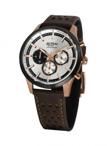 Men's Activ Water Resistant Chronograph Watch 90265PBN627