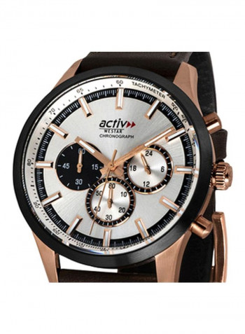 Men's Activ Water Resistant Chronograph Watch 90265PBN627