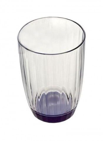 4-Piece Artesano Original Bleu Tumbler Set Clear/Violet