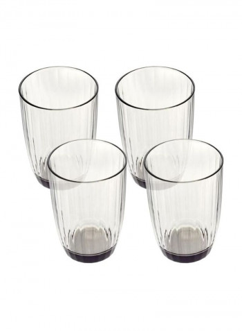 4-Piece Artesano Original Gris Tumbler Set Clear