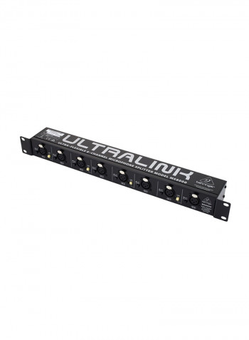Ultra-Flexible 8-Channel Microphone Splitter MS8000 Black